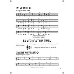 Hal Leonard La Guitare pour les enfants 1 : Guide du d&eacute;butant avec instructions d&eacute;taill&eacute;es pour guitare acoustique ou &eacute;lectrique